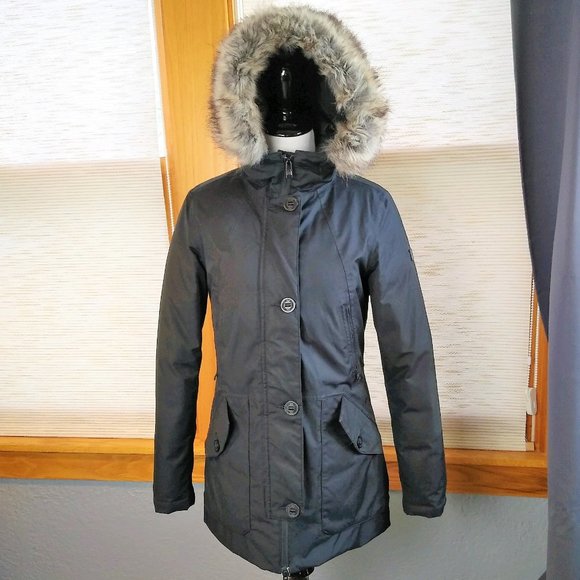 The North Face Jackets & Blazers - The North Face Mauna Down Parka Black Sz Small EUC!